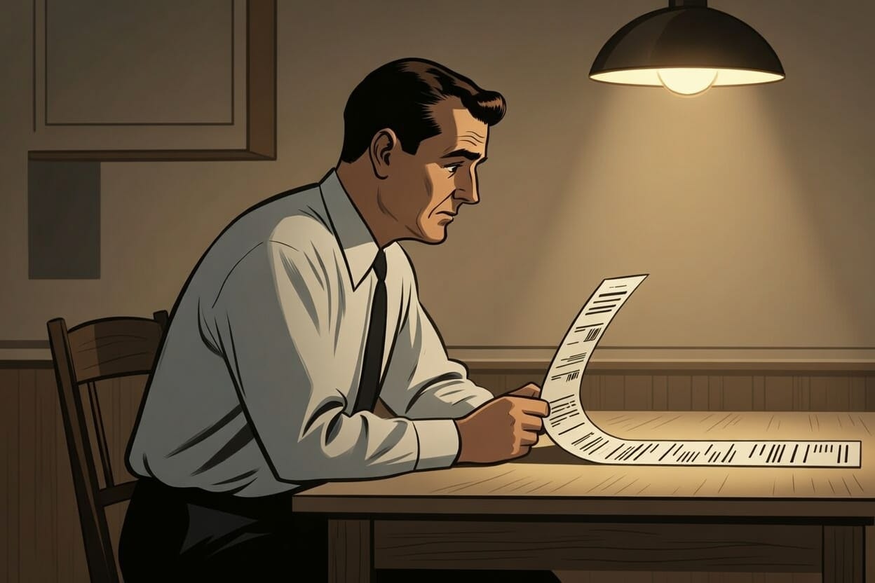 Lead illustration for The Bill You Can't Read